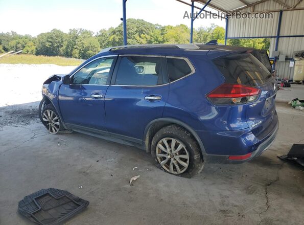 KNMAT2MT9KP524897 2019 NISSAN ROGUE Blue Задня ліва чверть