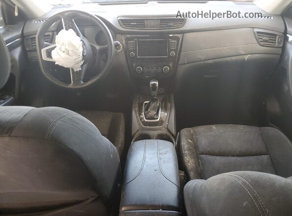 KNMAT2MT9KP524897 2019 NISSAN ROGUE Blue Вид панелі приладів