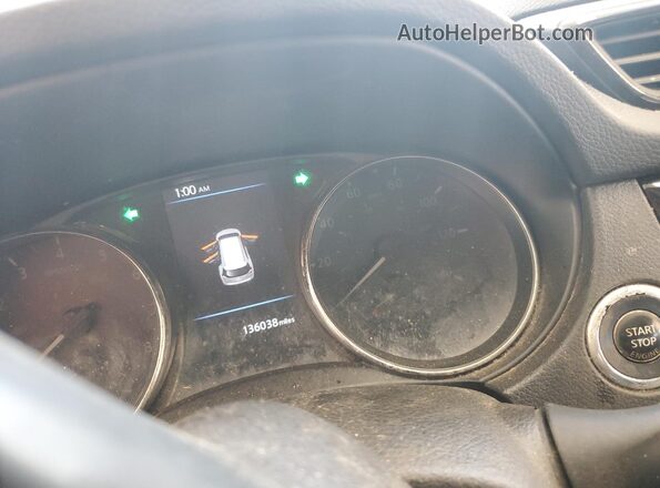 KNMAT2MT9KP524897 2019 NISSAN ROGUE Blue Вид щитка приладів