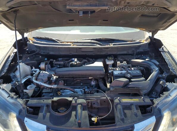 KNMAT2MT9KP547225 2019 NISSAN ROGUE Black Vista del compartimento del motor