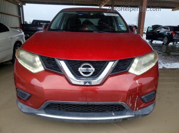 KNMAT2MTXGP593556 2016 NISSAN ROGUE Красный Вид спереди