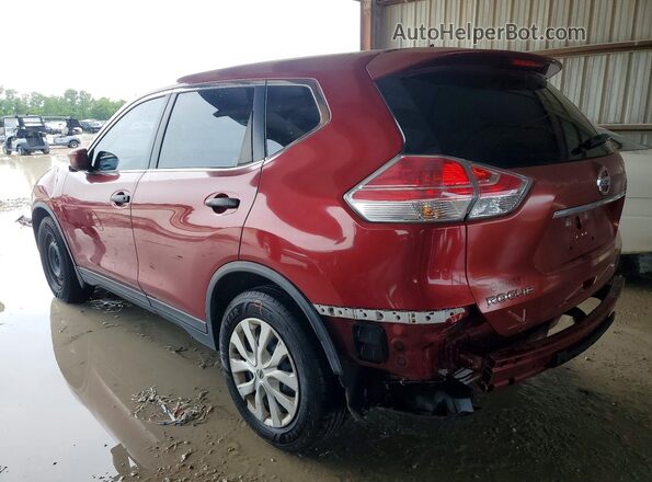 KNMAT2MTXGP593556 2016 NISSAN ROGUE Красный Задняя левая четверть