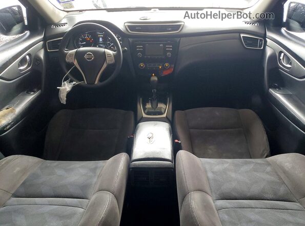 KNMAT2MTXGP593556 2016 NISSAN ROGUE Красный Вид панели приборов