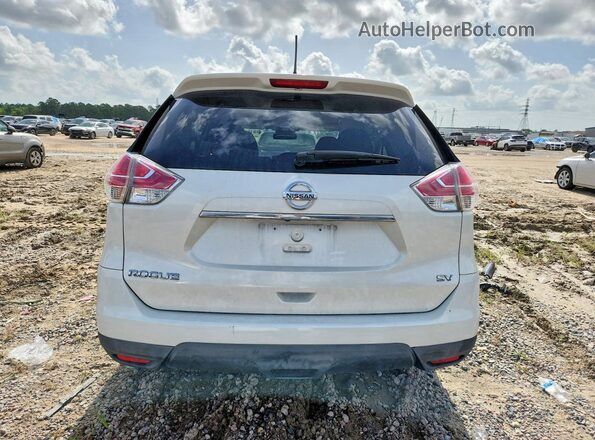 KNMAT2MTXGP719673 2016 NISSAN ROGUE Белый Вид сзади