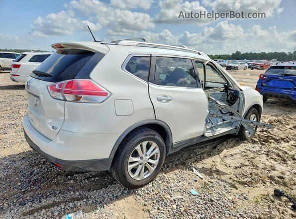 KNMAT2MTXGP719673 2016 NISSAN ROGUE Белый Задняя правая четверть