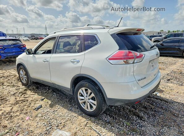 KNMAT2MTXGP719673 2016 NISSAN ROGUE Белый Задняя левая четверть