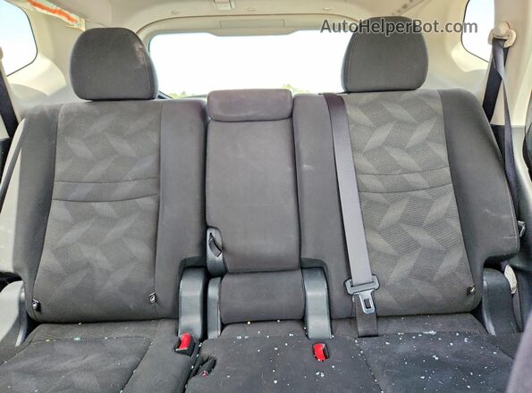 KNMAT2MTXGP719673 2016 NISSAN ROGUE Белый Вид задних сидений