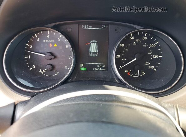 KNMAT2MTXHP502092 2017 NISSAN ROGUE Gray Instrument cluster view