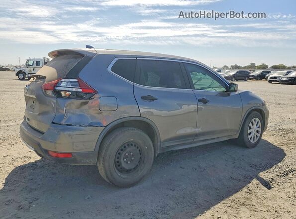 KNMAT2MTXHP506370 2017 NISSAN ROGUE Gray Trasero derecho