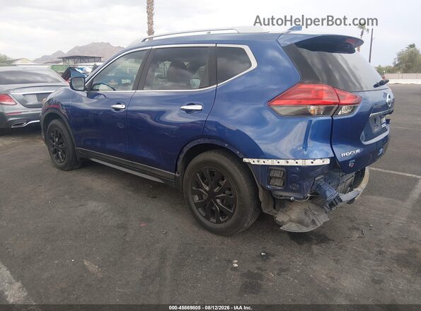 KNMAT2MTXHP523251 2017 NISSAN ROGUE Blue Հետևի ձախ