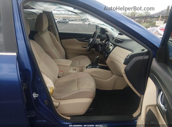 KNMAT2MTXHP523251 2017 NISSAN ROGUE Blue Սալոնի դիմացի տեսք