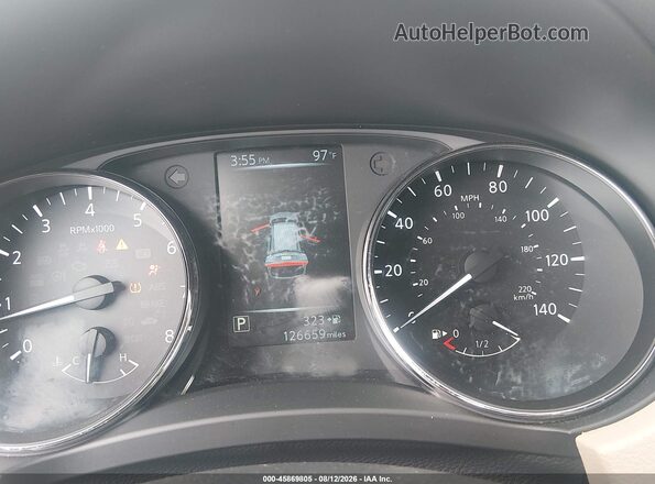 KNMAT2MTXHP523251 2017 NISSAN ROGUE Blue Հետևի նստատեղերի տեսք