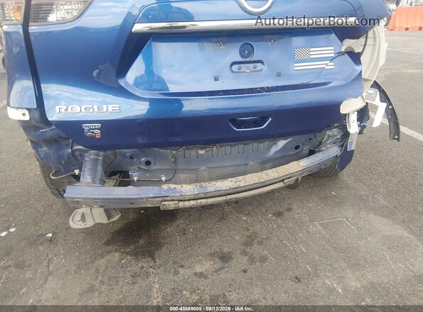 KNMAT2MTXHP523251 2017 NISSAN ROGUE Blue Դիմացի տեսք