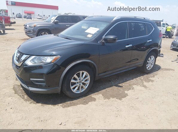 KNMAT2MTXJP506486 2018 NISSAN ROGUE Black Przód lewy