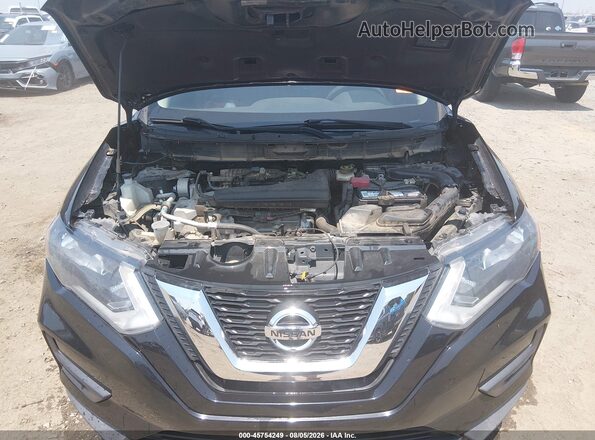 KNMAT2MTXJP506486 2018 NISSAN ROGUE Black Widok z tyłu
