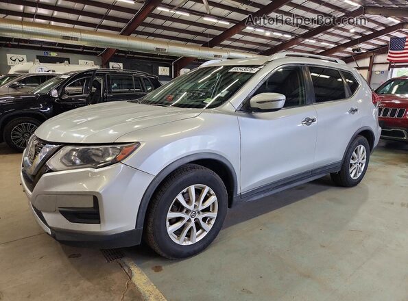 KNMAT2MTXJP524342 2018 NISSAN ROGUE Серебряный Задняя левая четверть
