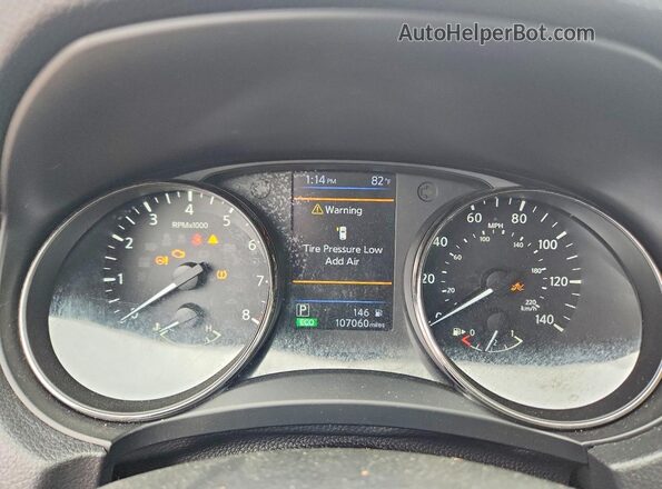 KNMAT2MTXJP527516 2018 NISSAN ROGUE Black Instrument cluster view