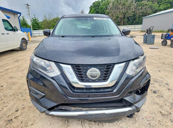 KNMAT2MTXJP527516 2018 NISSAN ROGUE Black Front view