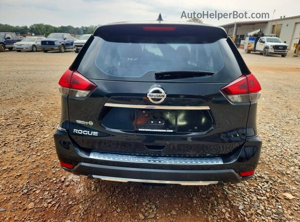 KNMAT2MTXJP550889 2018 NISSAN ROGUE Black უკანა ხედი