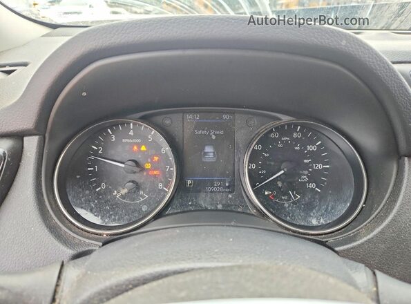 KNMAT2MTXJP550889 2018 NISSAN ROGUE Black ხელსაწყოთა პანელის ხედი