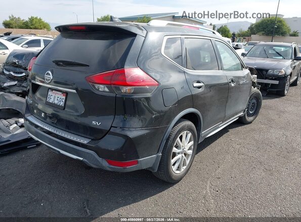 KNMAT2MTXJP563089 2018 NISSAN ROGUE Black Trasero derecho