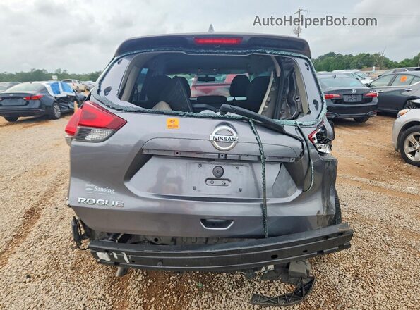 KNMAT2MTXJP582595 2018 NISSAN ROGUE Gray Widok z tyłu