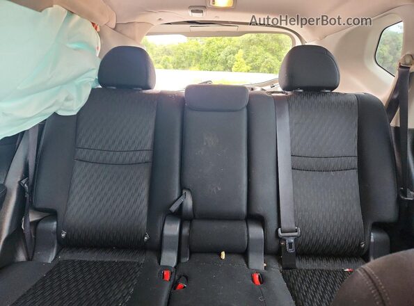 KNMAT2MTXJP582595 2018 NISSAN ROGUE Gray Widok tylnych siedzeń