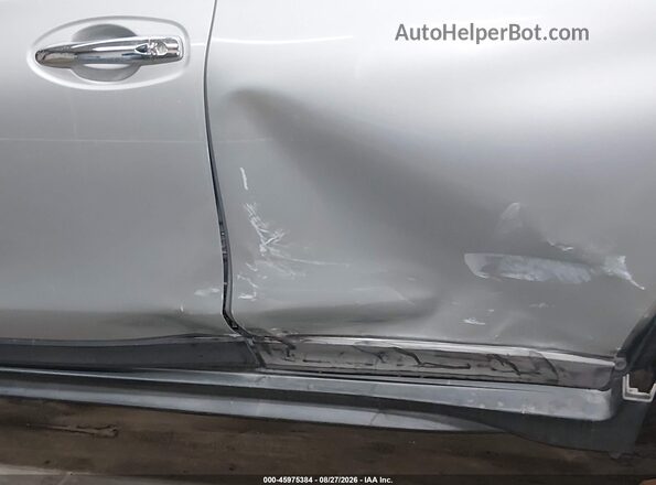 KNMAT2MTXJP594794 2018 NISSAN ROGUE Silver Widok z przodu