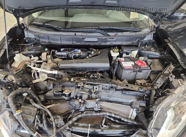 KNMAT2MTXJP596738 2018 NISSAN ROGUE Black Engine compartment view