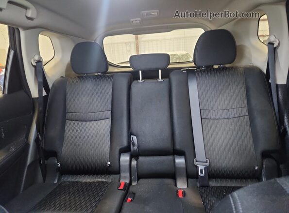 KNMAT2MTXJP596738 2018 NISSAN ROGUE Black Rear seats view