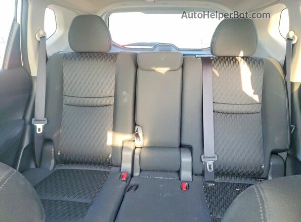 KNMAT2MTXKP545578 2019 NISSAN ROGUE White Widok tylnych siedzeń