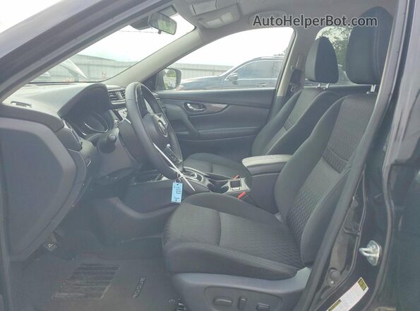 KNMAT2MTXLP521170 2020 NISSAN ROGUE Черный Вид салона спереди