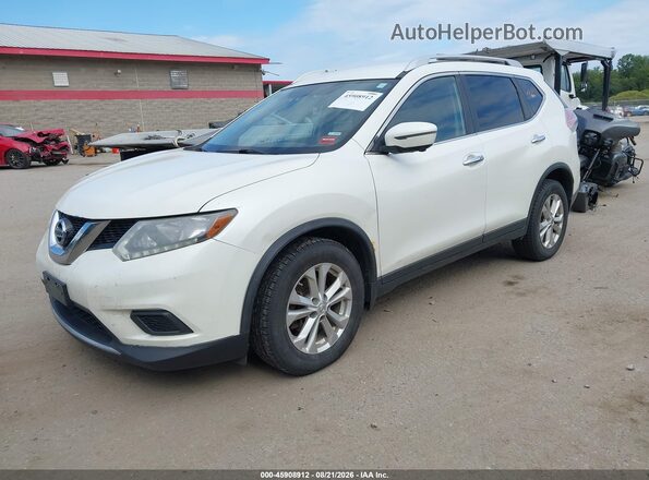 KNMAT2MV0GP602301 2016 NISSAN ROGUE White Front left