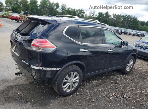 KNMAT2MV0GP604906 2016 NISSAN ROGUE Black Rear right