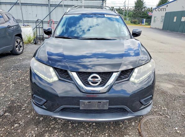 KNMAT2MV0GP604906 2016 NISSAN ROGUE Black Front view