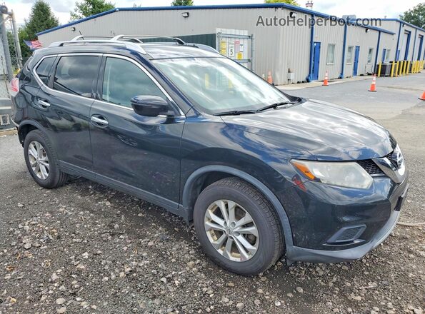 KNMAT2MV0GP604906 2016 NISSAN ROGUE Black Front right