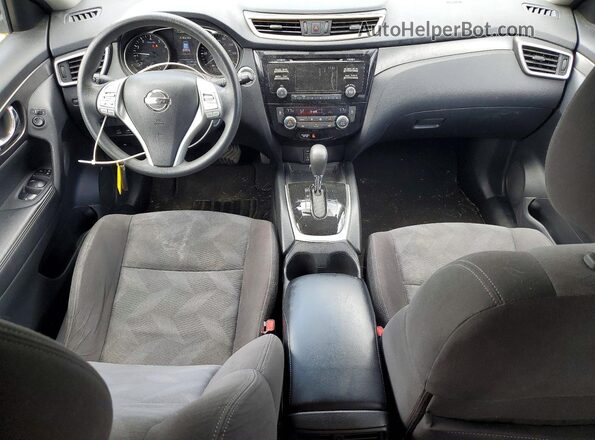 KNMAT2MV0GP604906 2016 NISSAN ROGUE Black Dashboard view