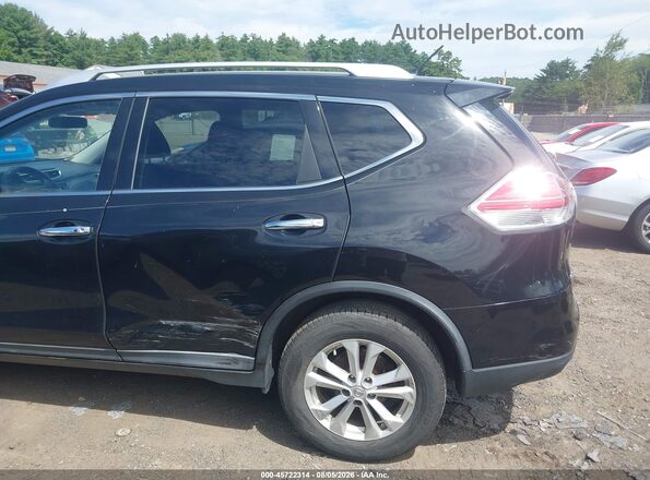 KNMAT2MV0GP630437 2016 NISSAN ROGUE Black Front view
