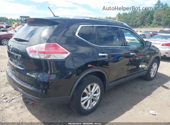 KNMAT2MV0GP630437 2016 NISSAN ROGUE Black Rear right