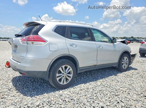 KNMAT2MV0GP641566 2016 NISSAN ROGUE Silver Tył prawy