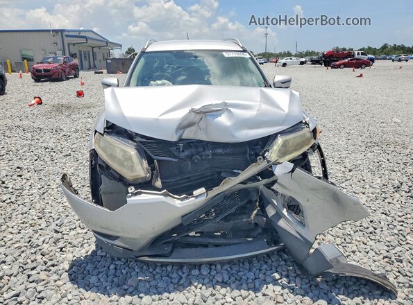 KNMAT2MV0GP641566 2016 NISSAN ROGUE Silver Widok z przodu