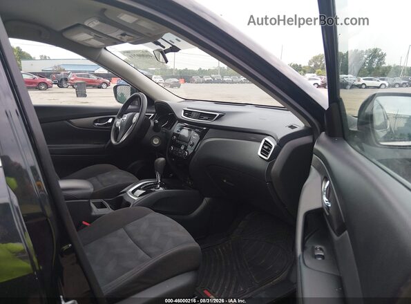 KNMAT2MV0GP660604 2016 NISSAN ROGUE Black Vista interior delantera