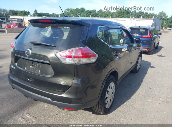 KNMAT2MV0GP681808 2016 NISSAN ROGUE Gray Trasero derecho