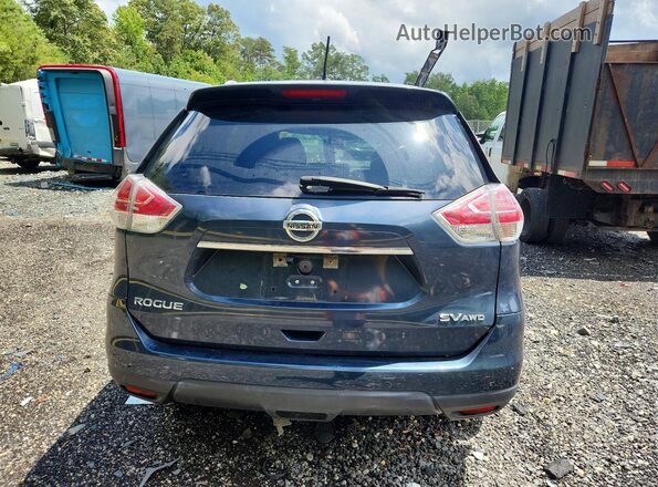 KNMAT2MV0GP683784 2016 NISSAN ROGUE Синий Вид сзади