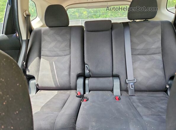 KNMAT2MV0GP683784 2016 NISSAN ROGUE Синий Вид задних сидений