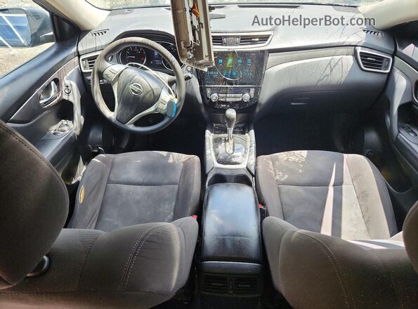 KNMAT2MV0GP683784 2016 NISSAN ROGUE Синий Вид панели приборов