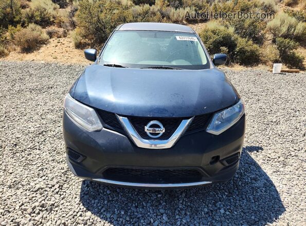 KNMAT2MV0GP697457 2016 NISSAN ROGUE Blue Widok z przodu