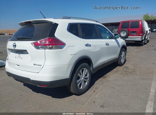 KNMAT2MV0GP709915 2016 NISSAN ROGUE White Tył prawy