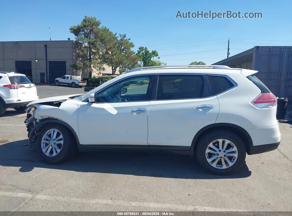 KNMAT2MV0GP709915 2016 NISSAN ROGUE White 