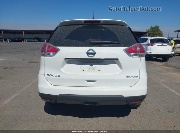 KNMAT2MV0GP709915 2016 NISSAN ROGUE White 